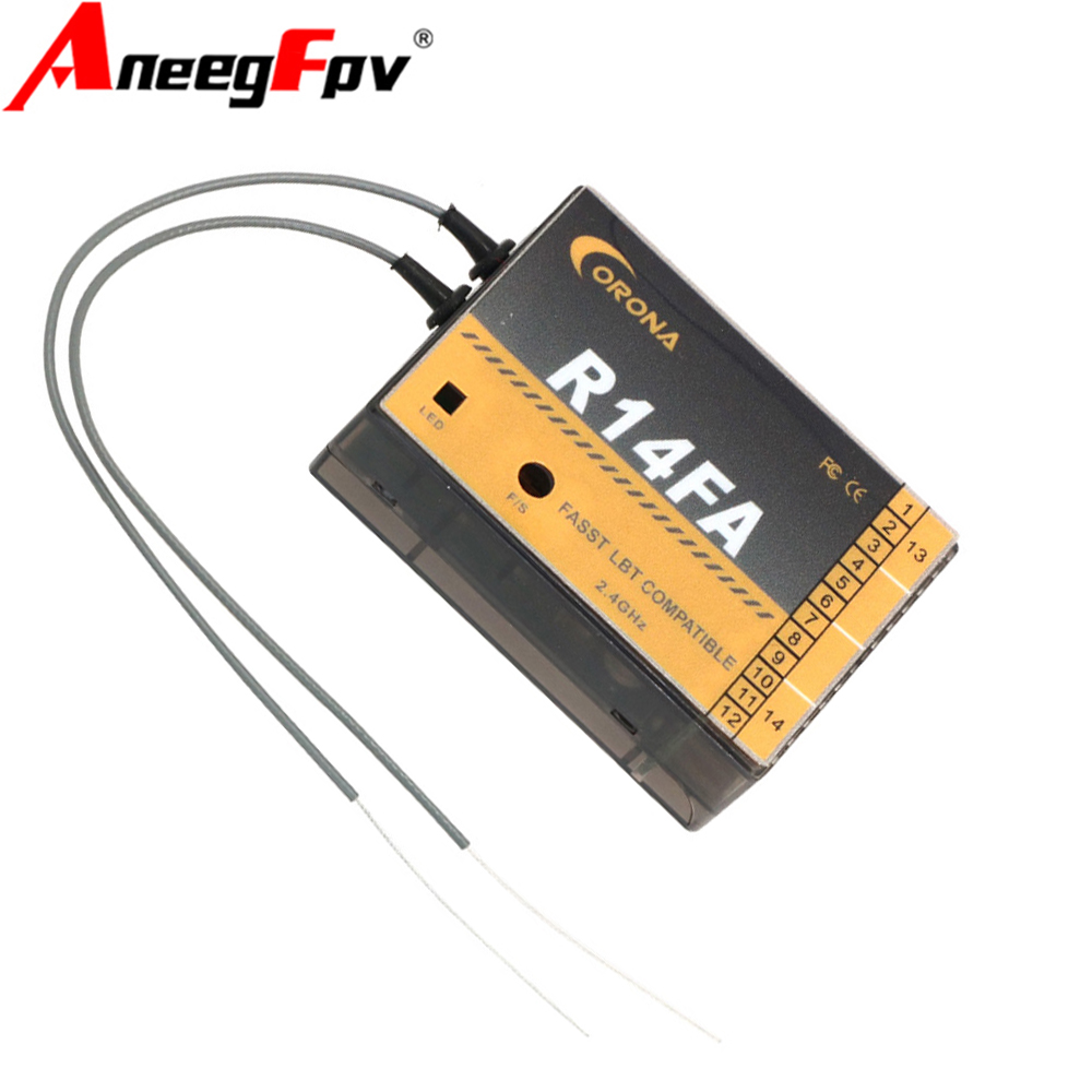 Rc Helicopter Servo - ตัวรับสัญญาณรุ่น Corona R14FA 14CH สำหรับรุ่น 10C