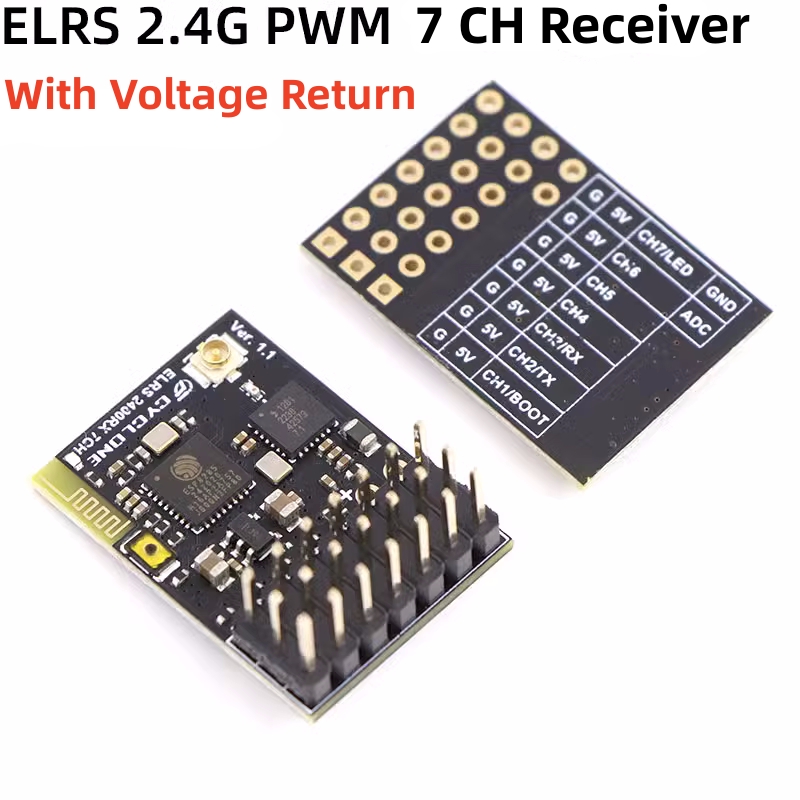 Elrs 2.4G PWM ตัวรับสัญญาณ7CH  - Rc Helicopter Remote Control บทวิจารณ์และราคา