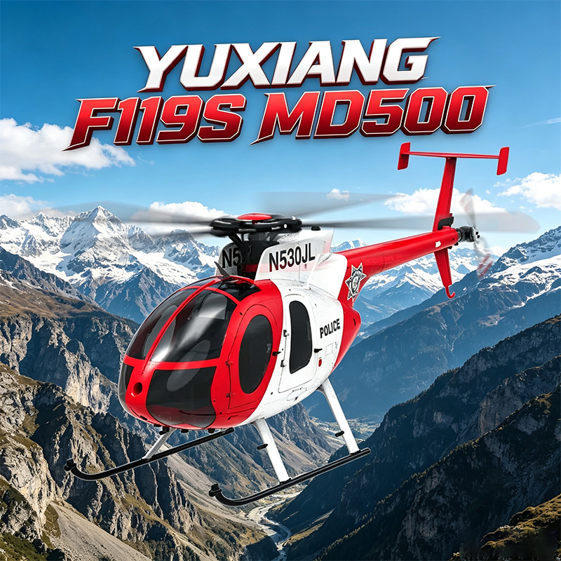 YXZNRC F119S เฮลิคอปเตอร์บังคั - Rc Helicopter Single Rotor บทวิจารณ์และราคา